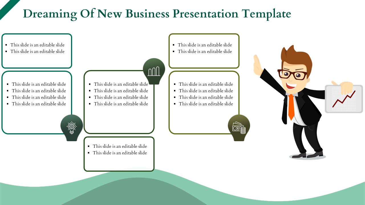 Free - New Business Presentation Template–New Ideas